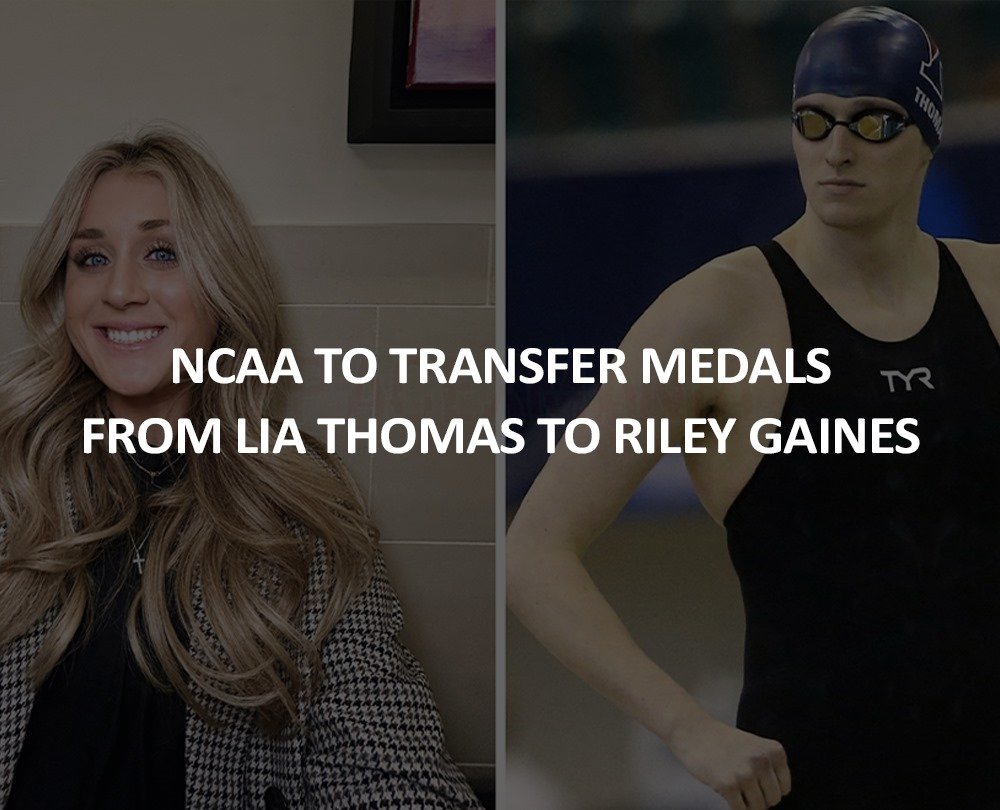 Breaking NCAA To Transfer Medals from Lia Thomas to Riley Gaines