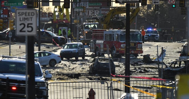 Site of the crash. Credit / Getty Images