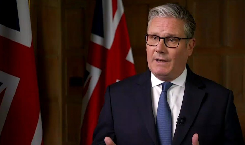 Trump has sensationally called for a regime change in Iran as he held crisis talks with UK Prime Minister Keir Starmer on Sunday. The US president took to his Truth Social page to share updates about the country's military attacks on Iran, when he suggested that the current regime 'is unable to MAKE IRAN GREAT AGAIN'. 'Why wouldn't there be a regime change,' Trump asked, rhetorically - even as he and Starmer urged Ayatollah Khameini to 'return to the negotiating table as soon as possible.'